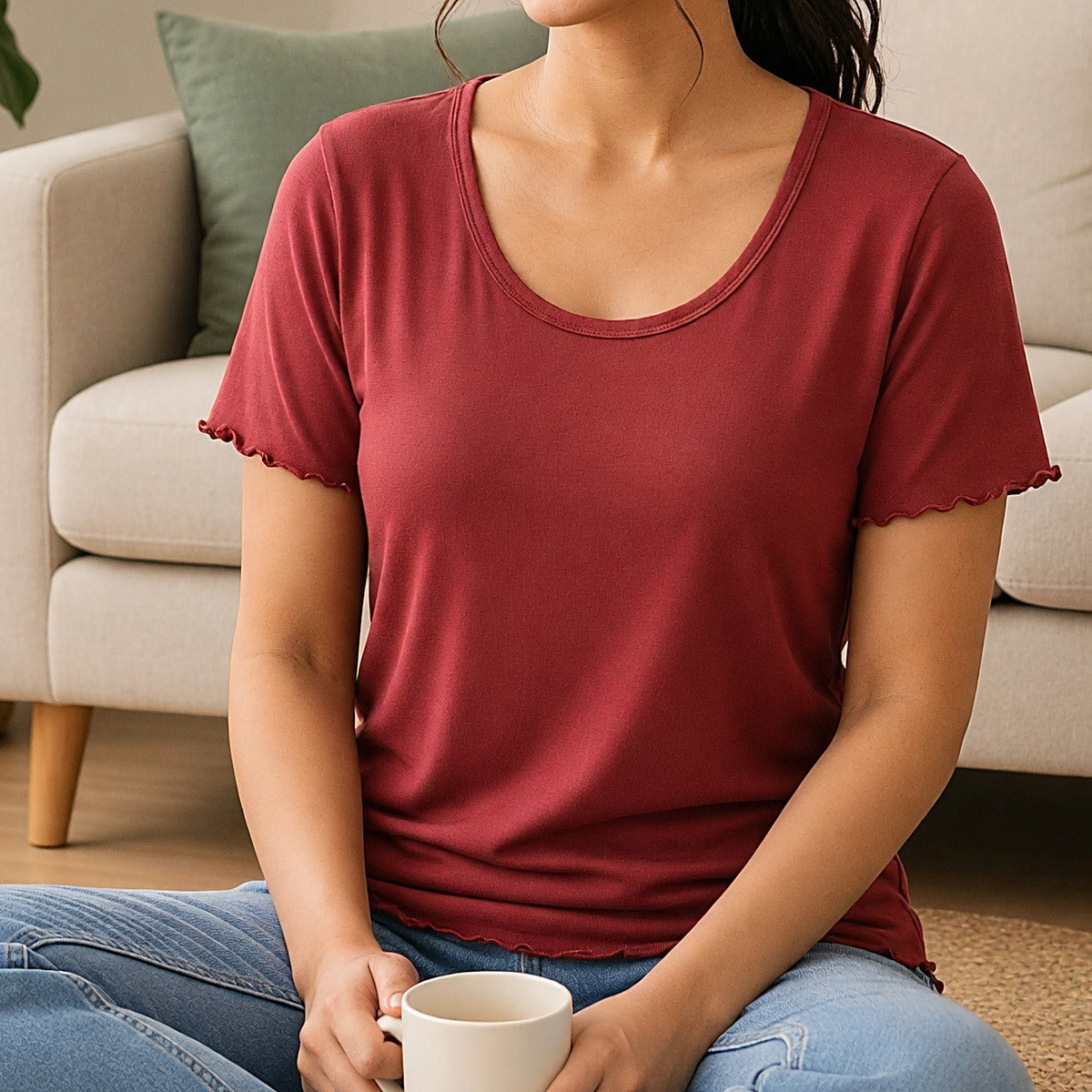 FeatherSoft Padded Lounge Tee