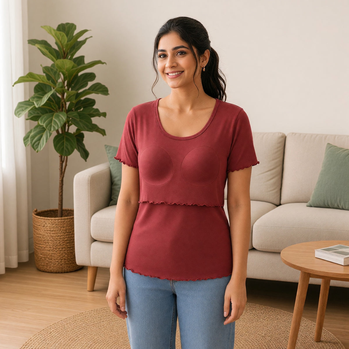 FeatherSoft Padded Lounge Tee
