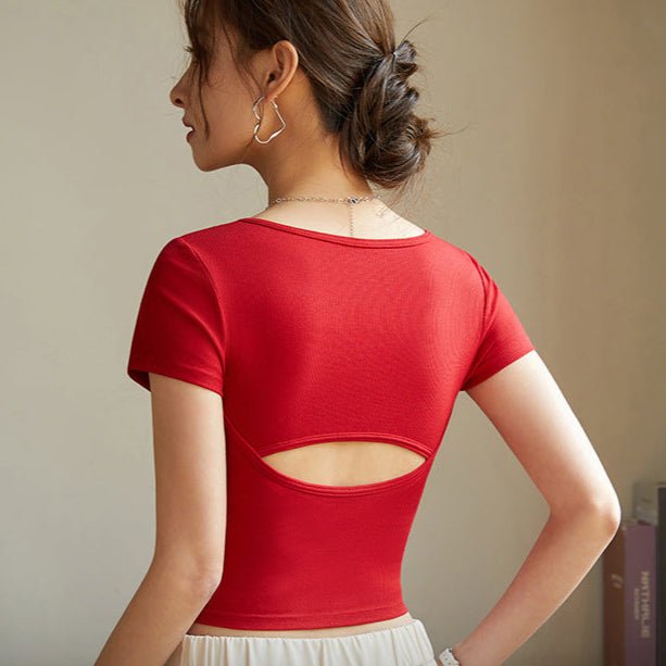 Flirt & Flow Built - In Bra Tee – Effortlessly Cool, Endlessly Versatile! - Zero Bra