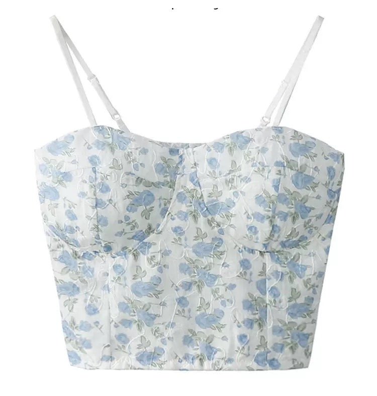 Floral Lace Bustier – Vintage & Romantic - Zero Bra