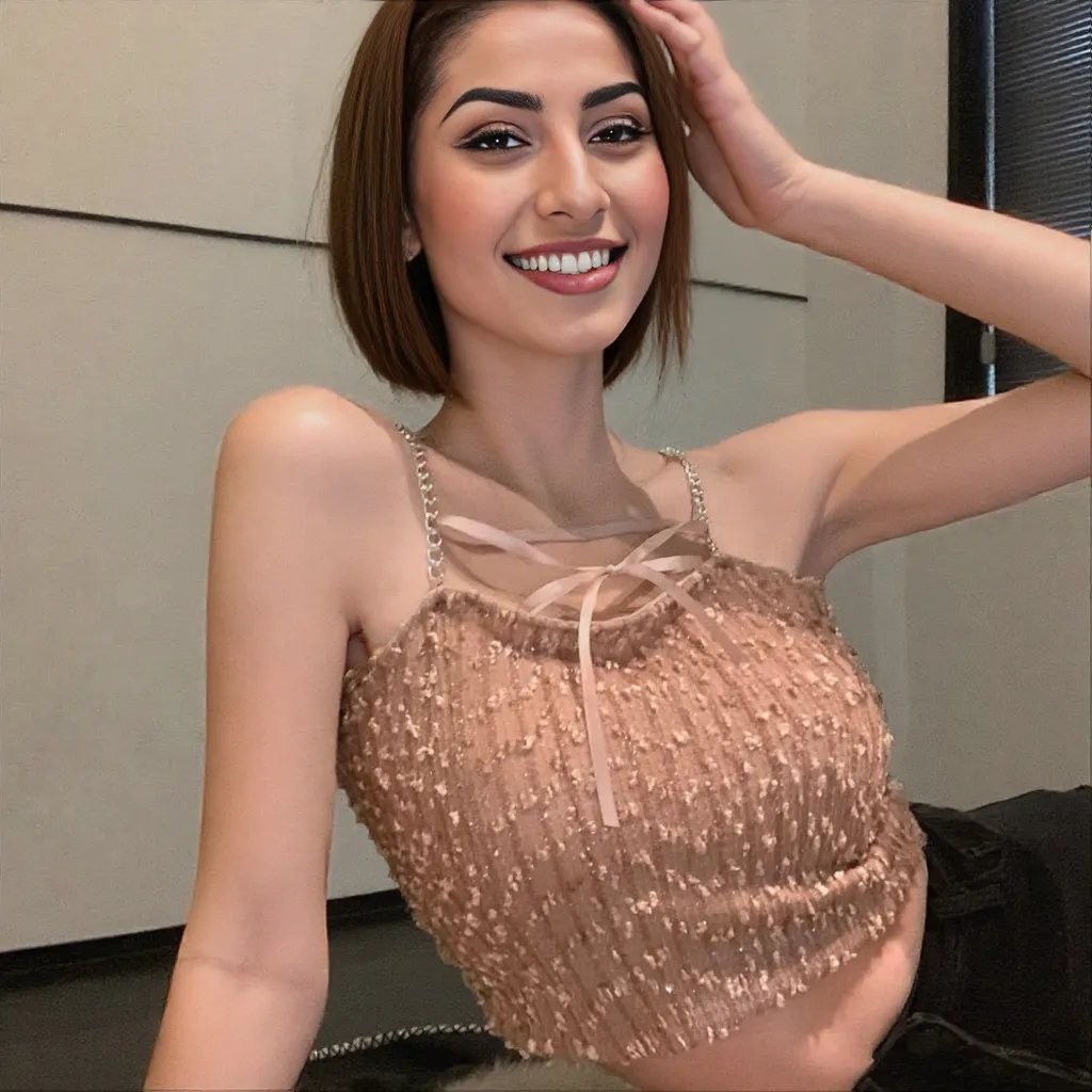 Glitter Glam Sequin Chain Strap with Built - In Bra Crop Top – Shine Bright, Stand Out! - Zero Bra
