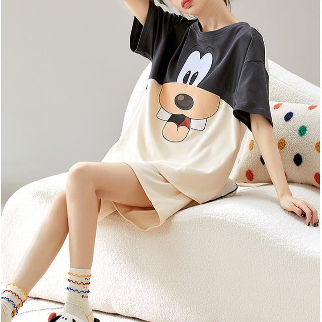 Goofy Built - In Bra PJ Set – Silly Snuggle Edition - Zero Bra