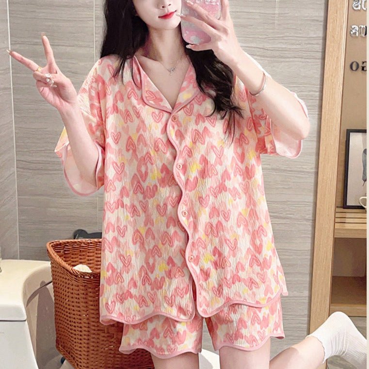 Heartcore Girlie Pajama Set – Built - In Bra Magic! - Zero Bra