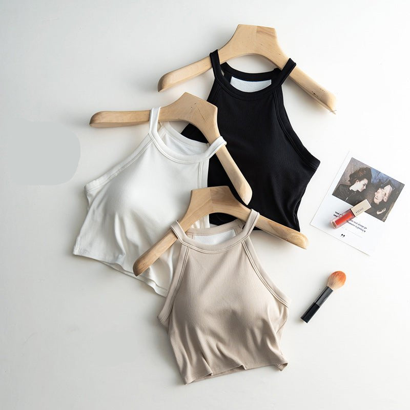 High Neck Hero Built - In Bra Tank – Sleek, Sporty, and Secure - Zero Bra