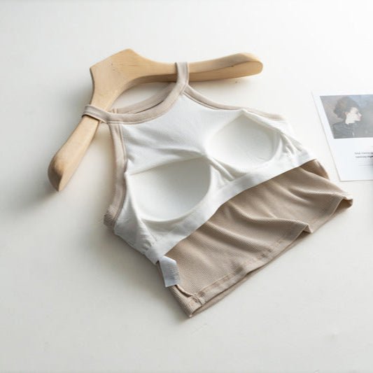 High Neck Hero Built - In Bra Tank – Sleek, Sporty, and Secure - Zero Bra