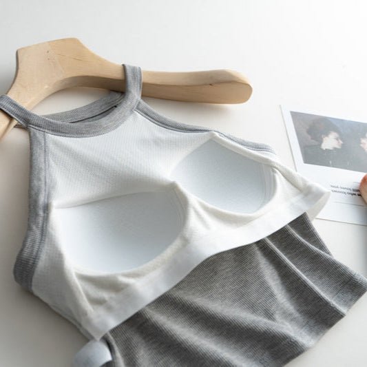 High Neck Hero Built - In Bra Tank – Sleek, Sporty, and Secure - Zero Bra