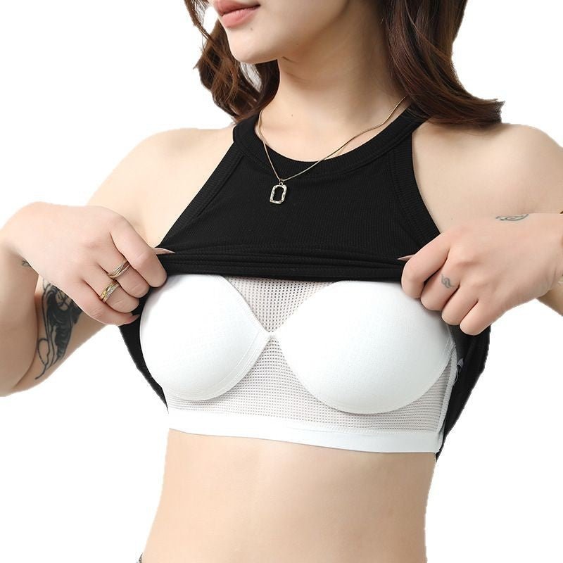 High Neck Hero Built - In Bra Tank – Sleek, Sporty, and Secure - Zero Bra