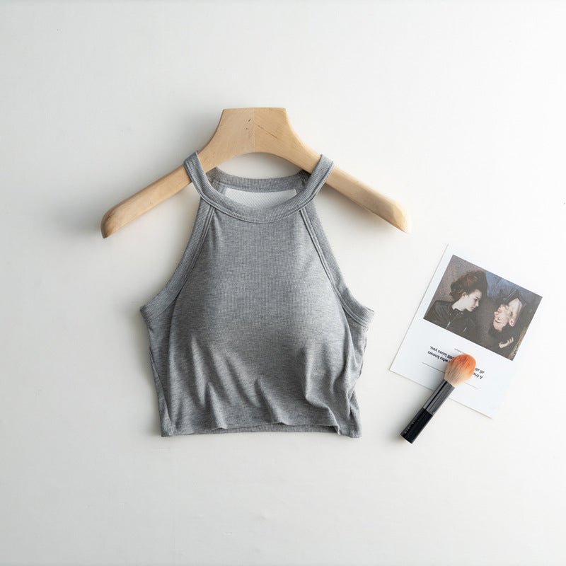 High Neck Hero Built - In Bra Tank – Sleek, Sporty, and Secure - Zero Bra