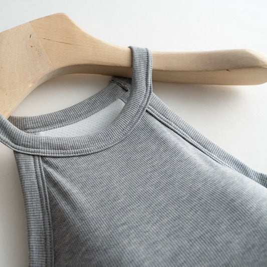 High Neck Hero Built - In Bra Tank – Sleek, Sporty, and Secure - Zero Bra