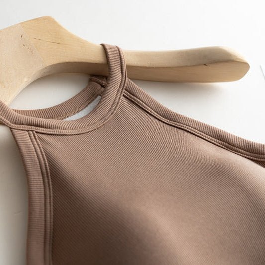 High Neck Hero Built - In Bra Tank – Sleek, Sporty, and Secure - Zero Bra
