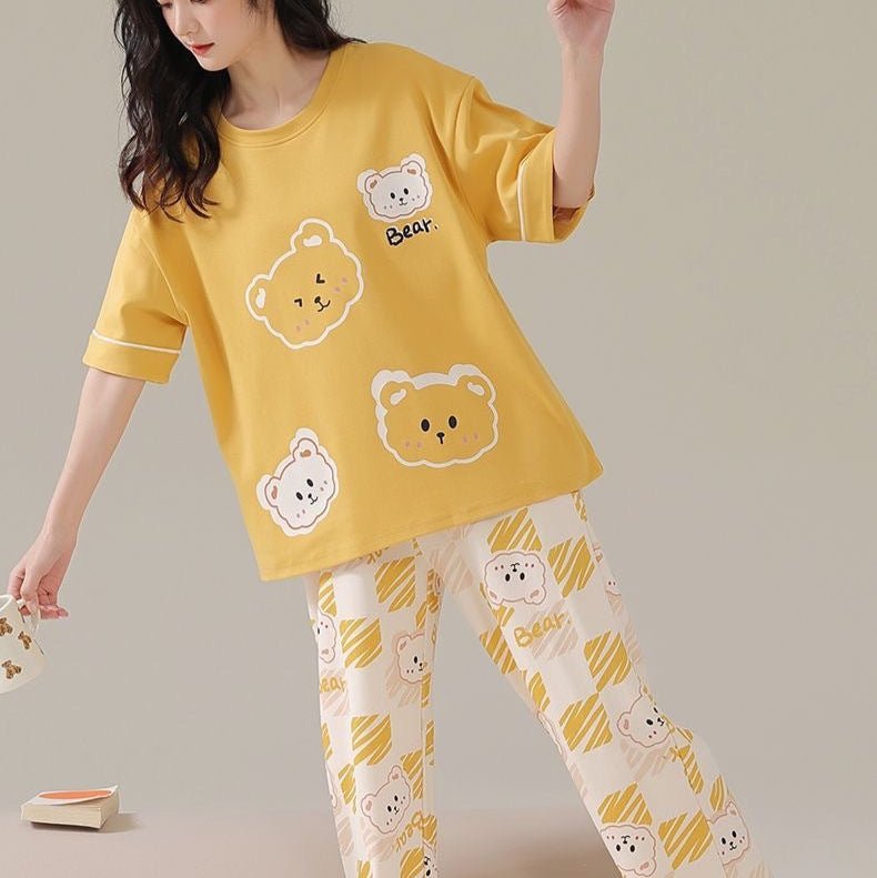 Honey Bear PJ Set – With Padded Cuddle Comfort - Zero Bra