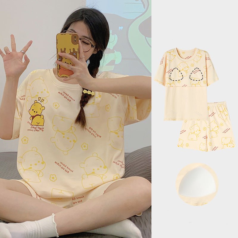 Honey Hug Oversized PJ Set – Summer Edition - Zero Bra