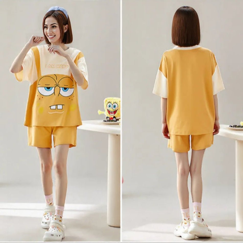 I Am Happy Built - In Bra Lounge Set – Chill Mood, Maximum Comfort - Zero Bra