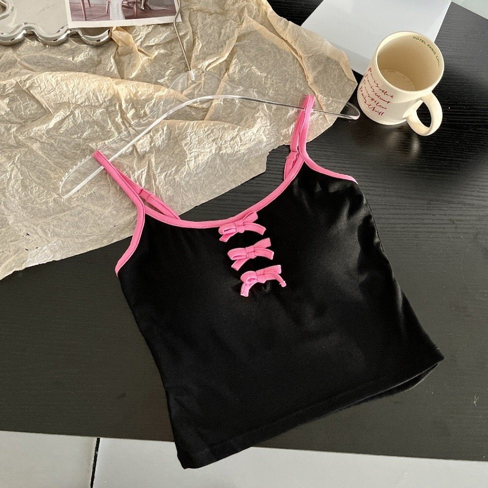 Kawaii Charm Built - In Bra Crop Top – Playful & Cute - Zero Bra