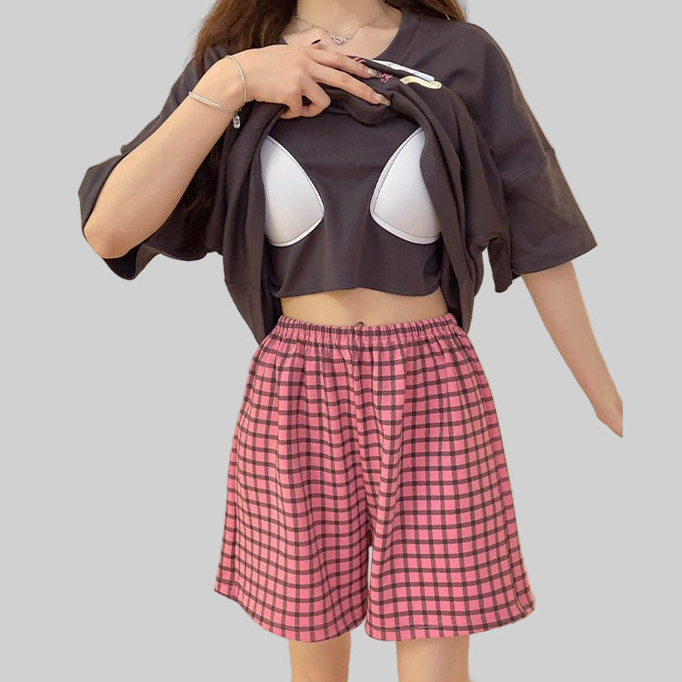 Kitty Charm PJ Set – With Padded Sweetness - Zero Bra