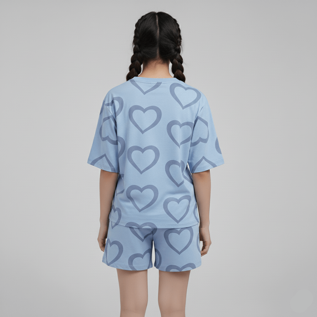 Lavender Love PJ Set β With Padded Comfort - Zero Bra