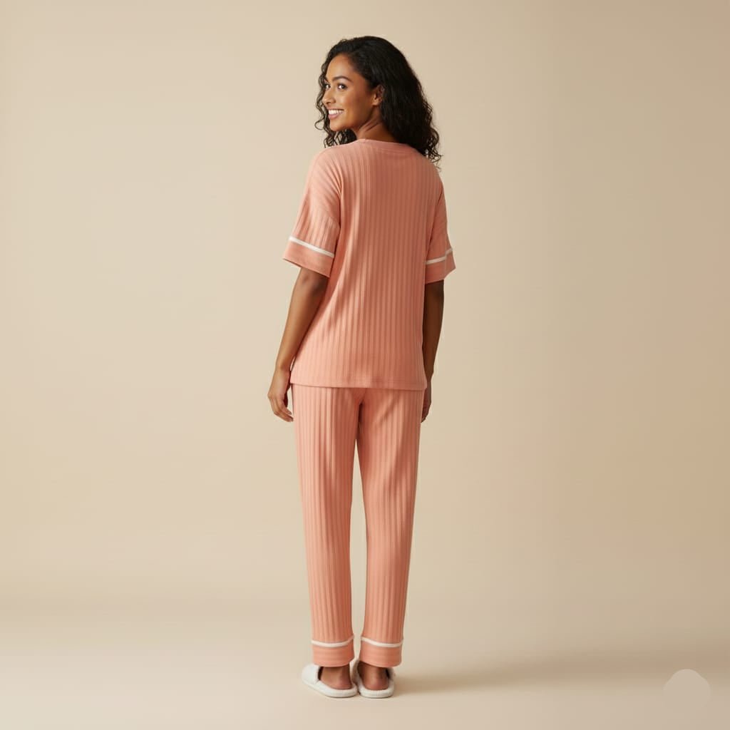 Lucky Bear Pocket PJ Set – With Padded Chill Vibes - Zero Bra