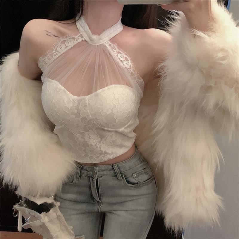 Luxe Lace Built - In Bra Corset Top - Zero Bra