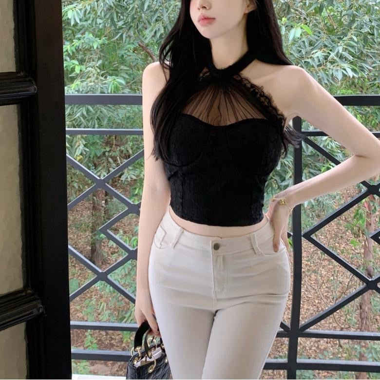 Luxe Lace Built - In Bra Corset Top - Zero Bra