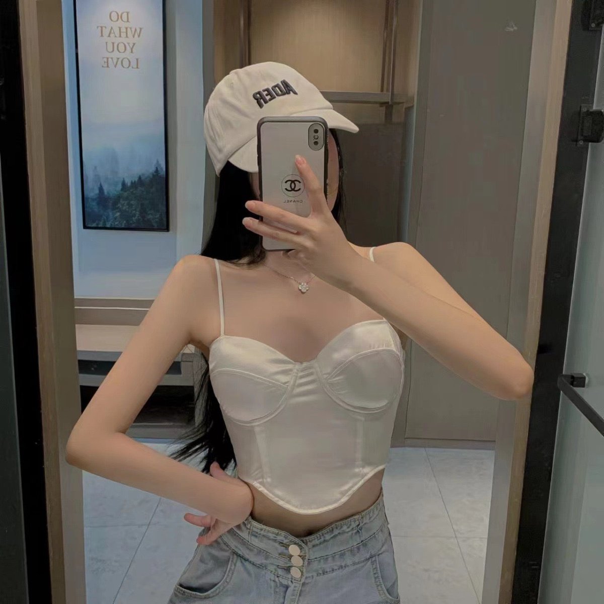 Luxe Satin Built - In Bra Bustier β Bold & Sultry - Zero Bra