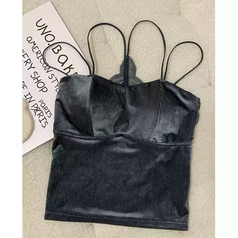 Luxe Satin & Lace Strappy Camisole β The Ultimate Glow - Up Top! - Zero Bra
