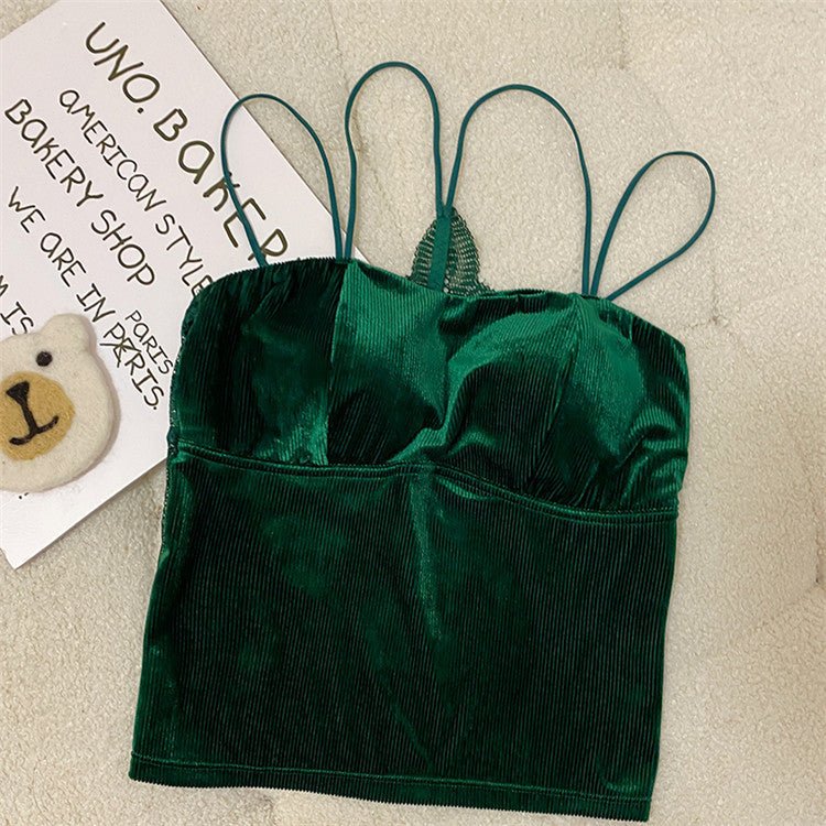 Luxe Satin & Lace Strappy Camisole β The Ultimate Glow - Up Top! - Zero Bra