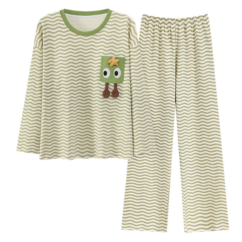 Matcha Vibes PJ Set – With Padded Bliss - Zero Bra