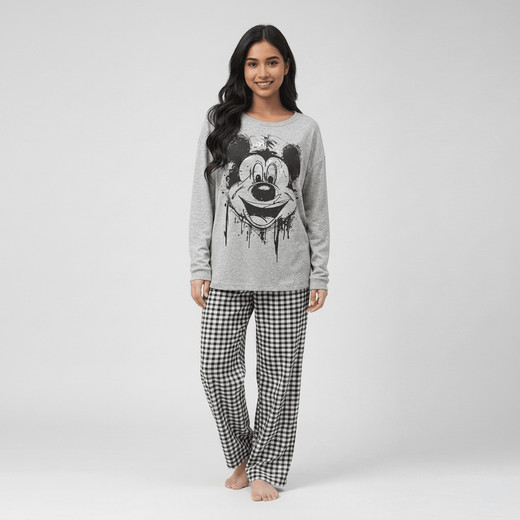 Midnight Mouse Padded PJ Set – With Padded Bliss - Zero Bra