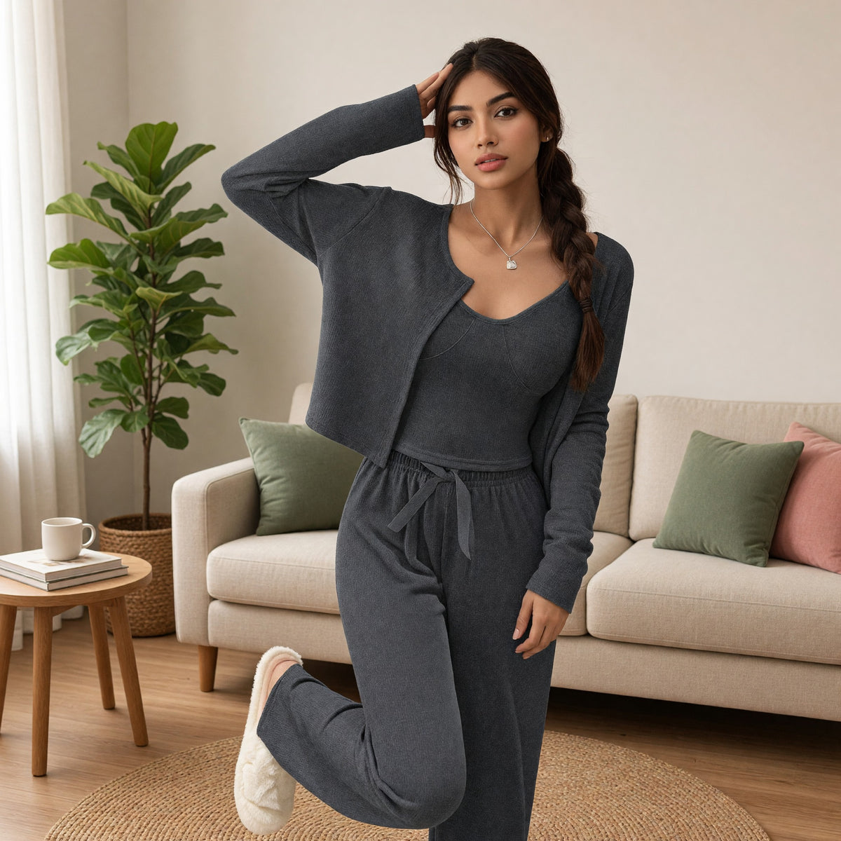 Midnight Snuggle 3-Piece Padded Night Suit