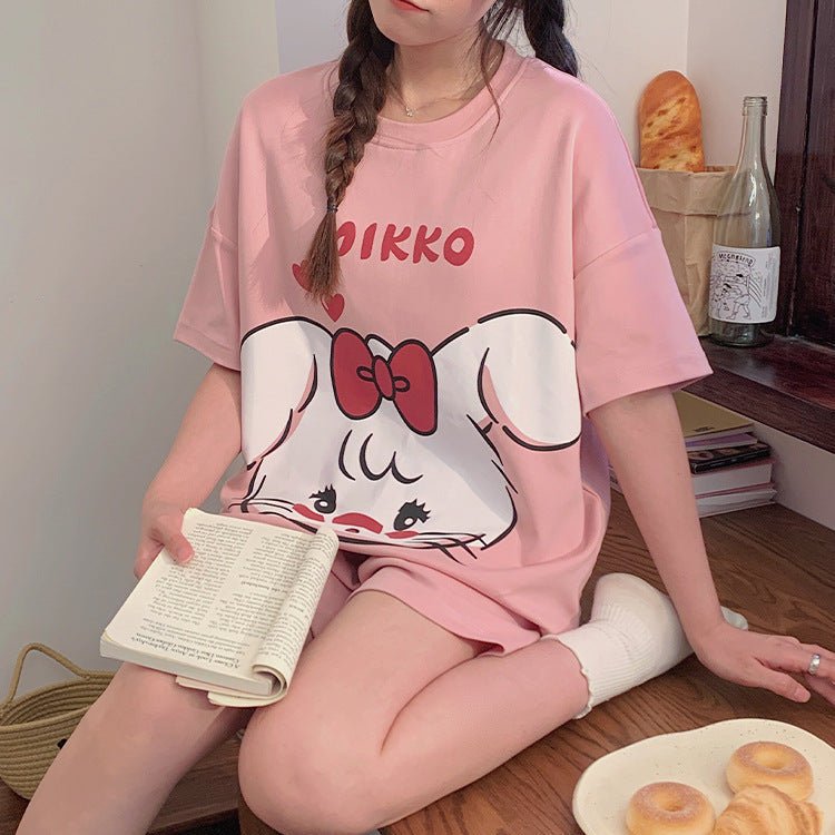 Mikko Bunny PJ Set – With Padded Cuteness - Zero Bra
