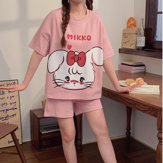 Mikko Bunny PJ Set – With Padded Cuteness - Zero Bra