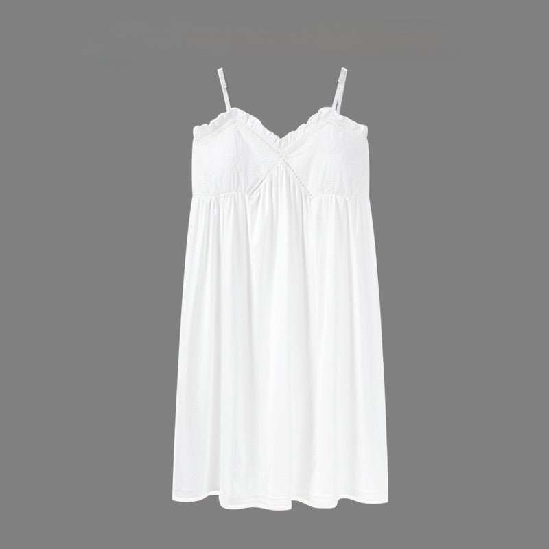 Milk Silk Built - In Bra Slip Dress β Effortless Elegance & Comfort - Zero Bra
