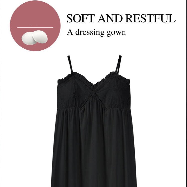 Milk Silk Built - In Bra Slip Dress β Effortless Elegance & Comfort - Zero Bra