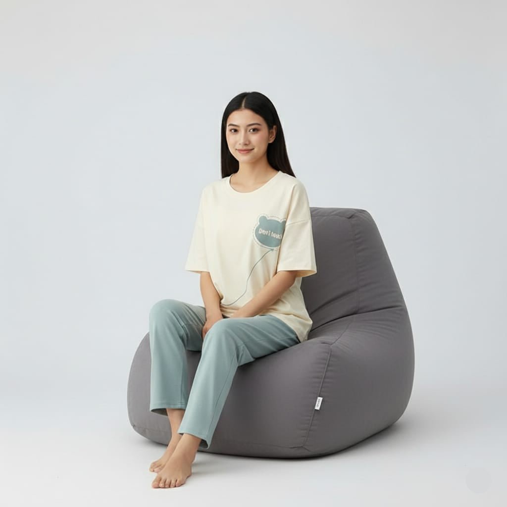 Mint Chill Lounge PJ Set – With Padded Bliss (3 - Piece Set) 🌿 - Zero Bra