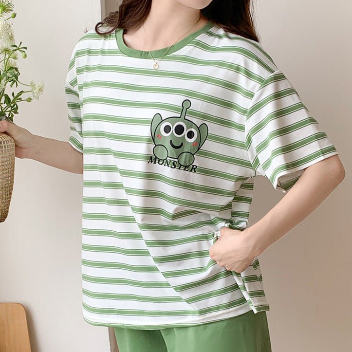 Monster Buddy PJ Set – With Padded Comfort - Zero Bra