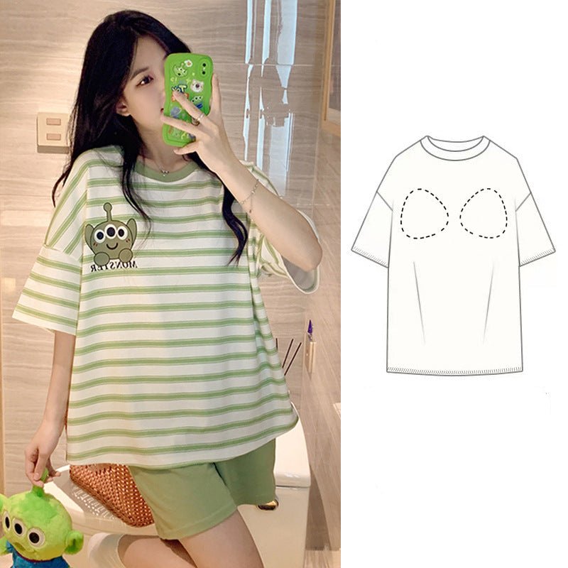 Monster Buddy PJ Set – With Padded Comfort - Zero Bra