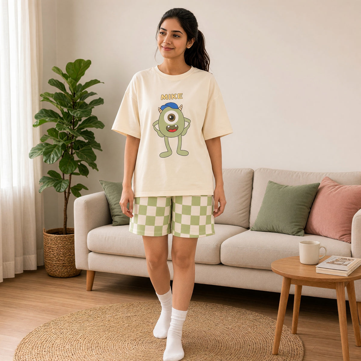 Monster Dreams Cartoon Night Suit