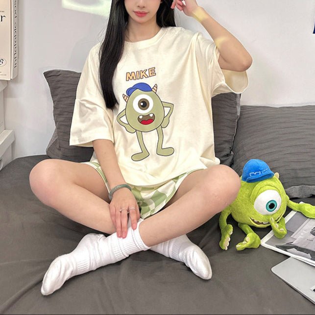 Monster Dreams PJ Set โ With Padded Bliss - Zero Bra