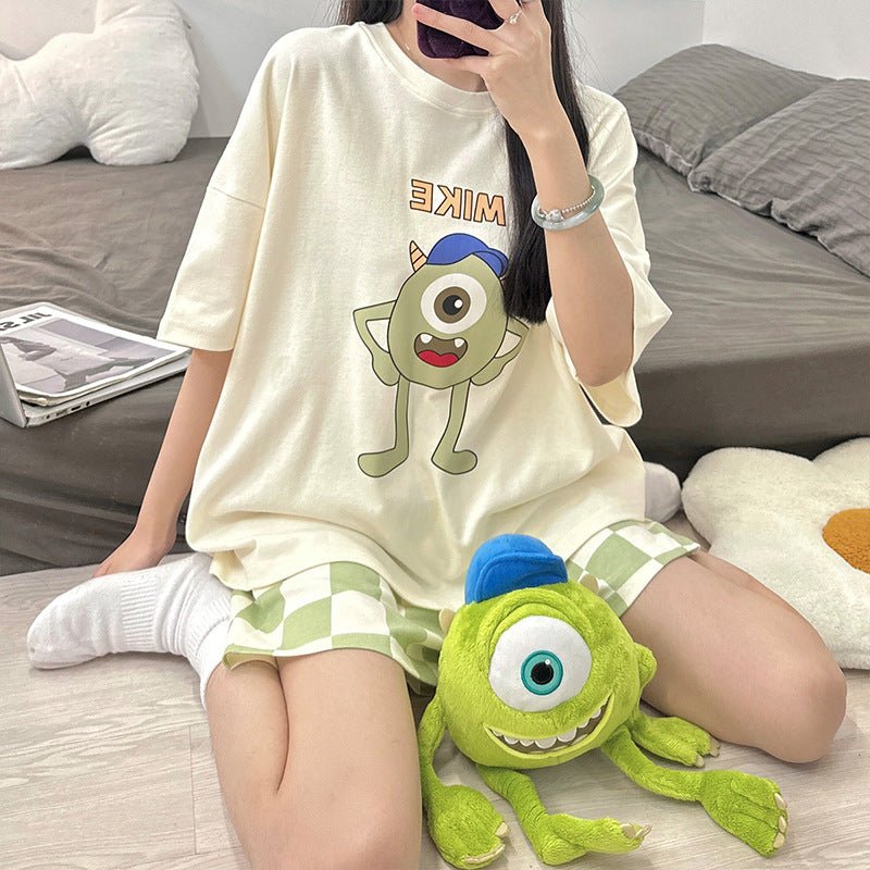 Monster Dreams PJ Set โ With Padded Bliss - Zero Bra