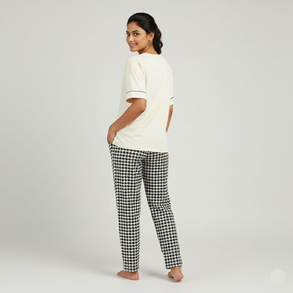 Nerd Heart PJ Set – With Padded Bliss - Zero Bra