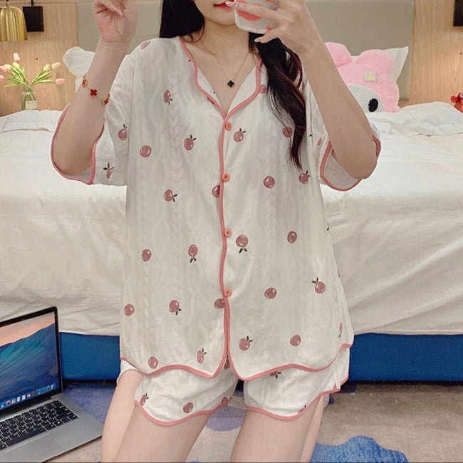 Peachy Comfy Pajama Set โ Built - In Bra Included! - Zero Bra