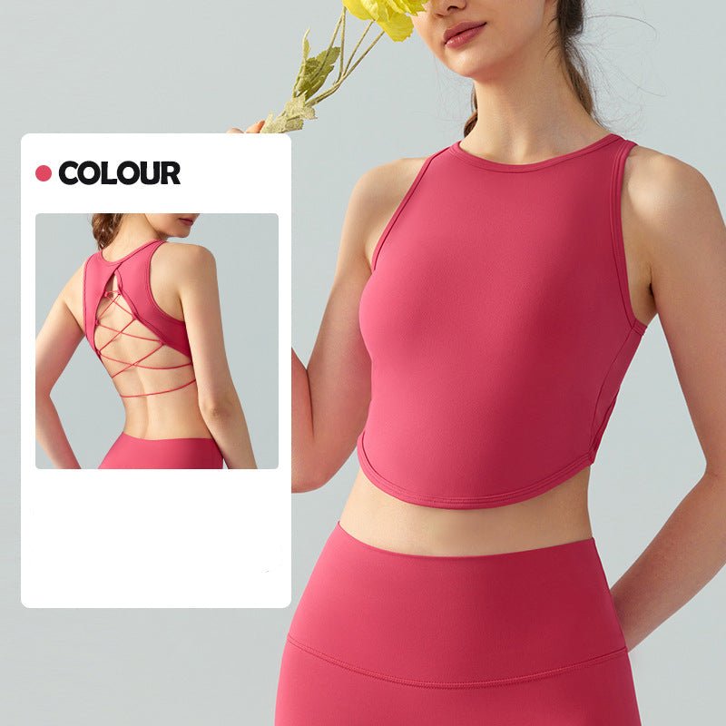 PowerFit High - Neck Bra Top – Sleek & Supportive - Zero Bra