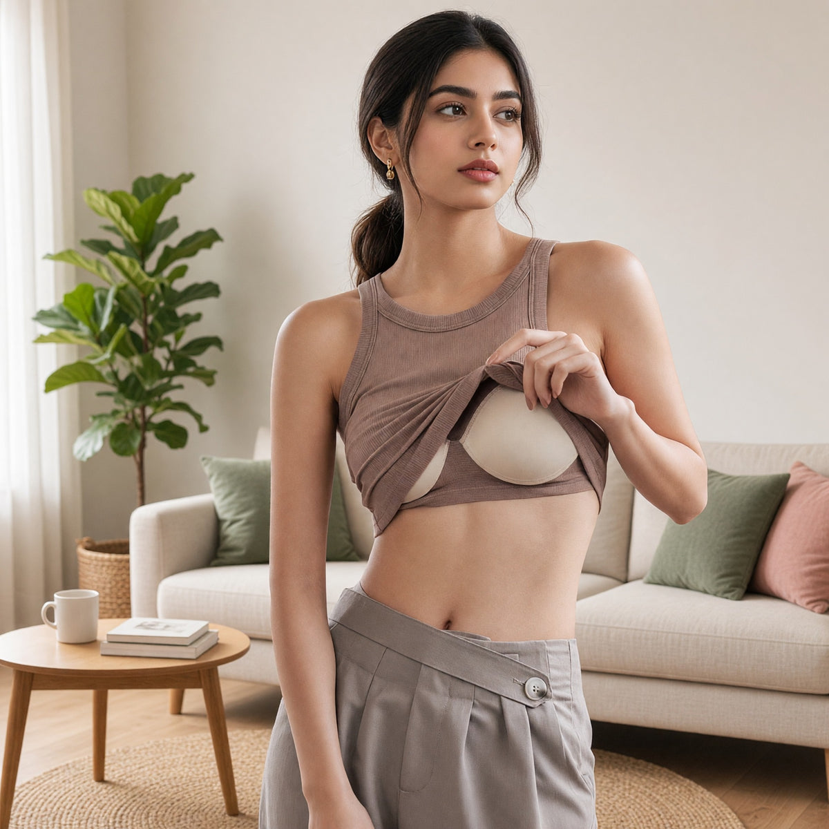 PowerForm Built-in Bra Gym Tank