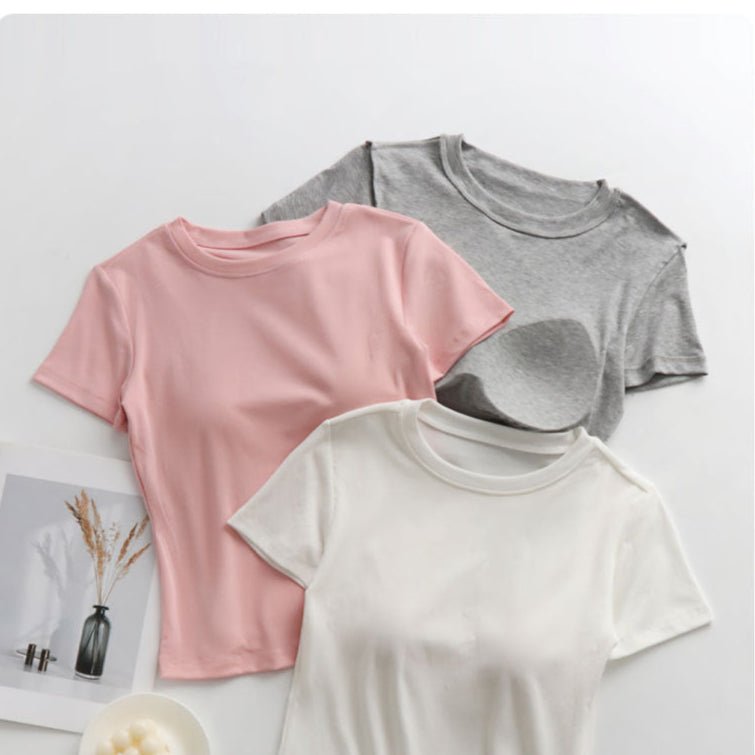 Pure Comfort Built - In Bra Tee – Simplicity That Supports! - Zero Bra