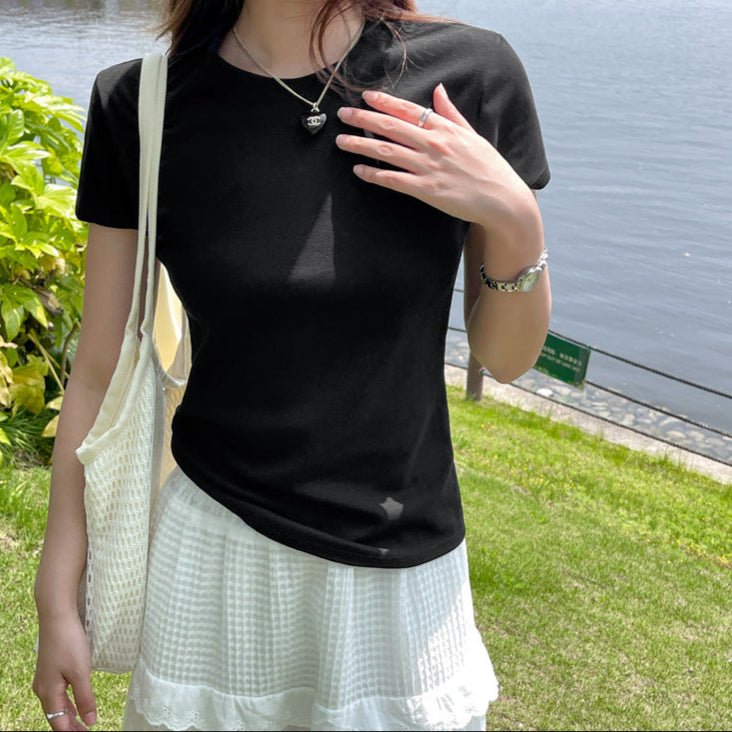 Pure Comfort Built - In Bra Tee – Simplicity That Supports! - Zero Bra