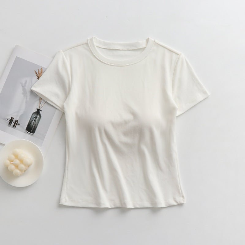 Pure Comfort Built - In Bra Tee – Simplicity That Supports! - Zero Bra