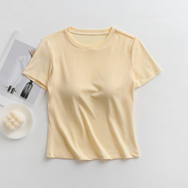 Pure Comfort Built - In Bra Tee – Simplicity That Supports! - Zero Bra