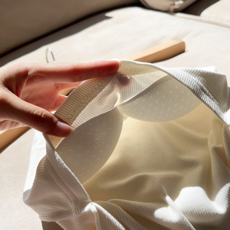 Ribbed Built - In Bra Tank Tops – Everyday Essential - Zero Bra