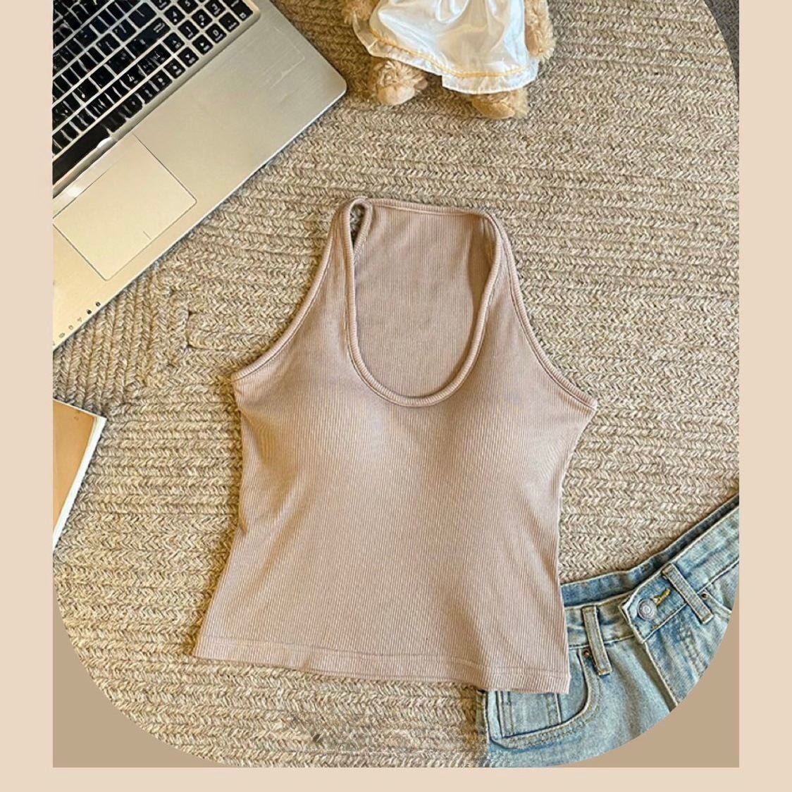 Ribbed Built - In Bra Tank Tops – Everyday Essential - Zero Bra