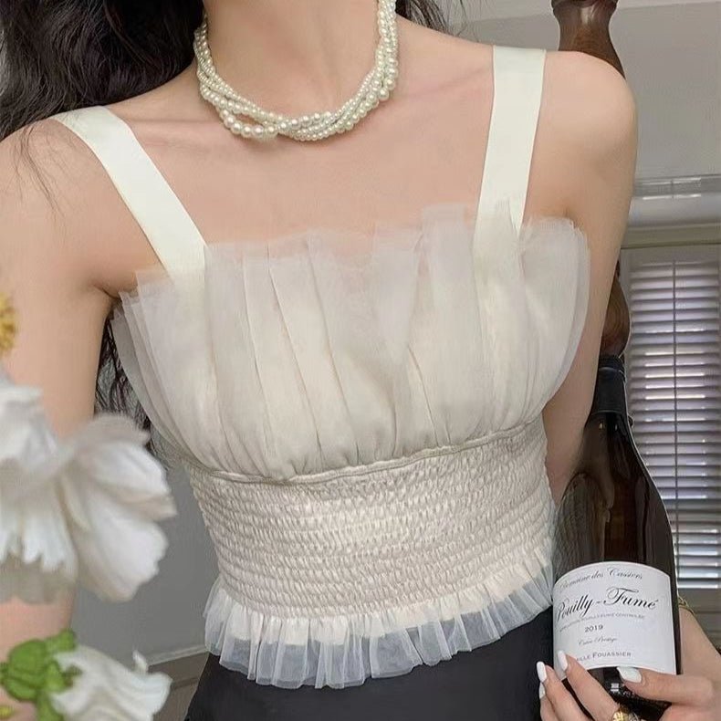 Romantic Ruffle Bustier β Elegance Meets Playfulness - Zero Bra